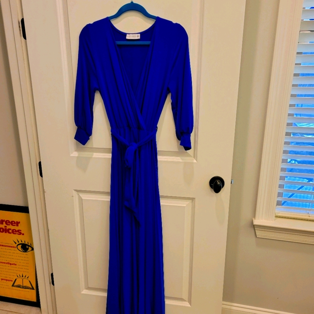Royal Blue Maxi Dress
